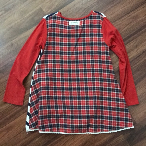 Persnickety size 6 high low plaid top - Picture 2 of 7